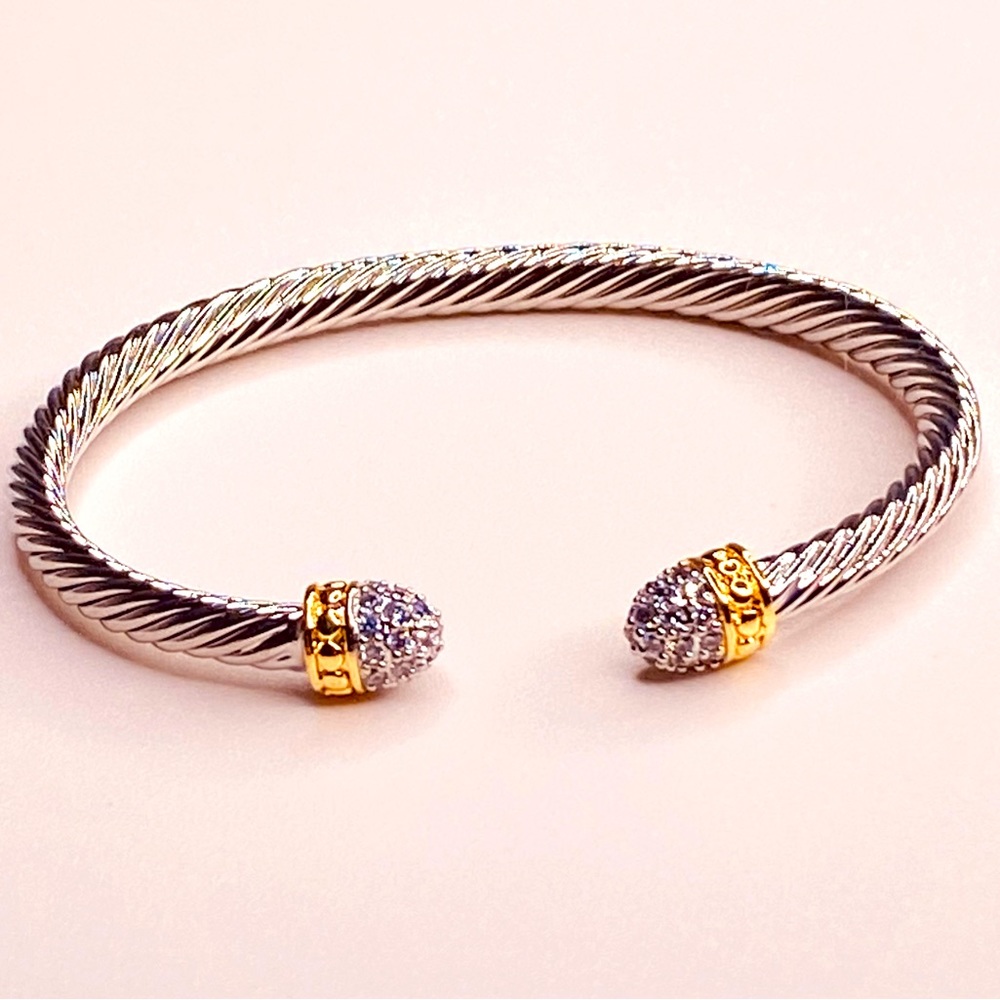 CRYSTAL CABLE CLASSIC BANGLE